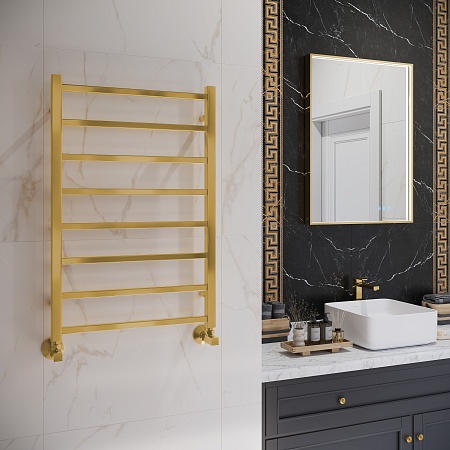 Ватикан П8 500х800 Полотенцесушитель TERMINUS Брашированное золото Лобня - фото 3 Ватикан П8 500х800 Полотенцесушитель TERMINUS Брашированное золото Лобня - фото 3